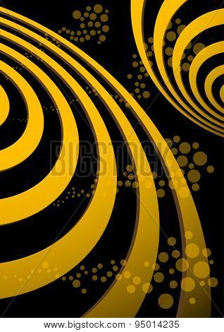 Spirals vector background
