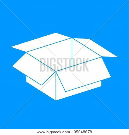 Box Vector Illustration. Flat Design Style