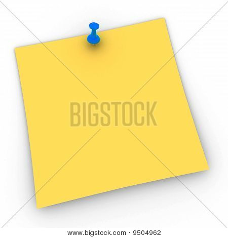 Post-it met pin