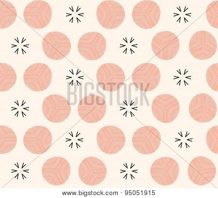 Aztec mosaic seamless geometric pattern in vector