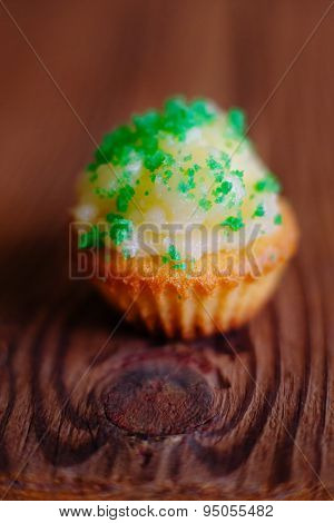 Muffin with butter cream