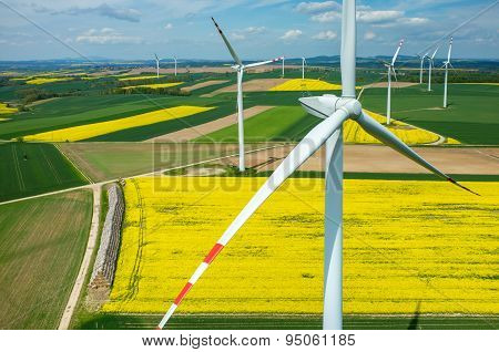 Windmills Aerial View