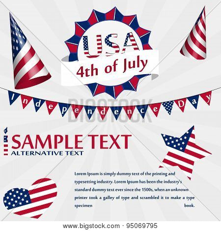 Independence Day USA Card