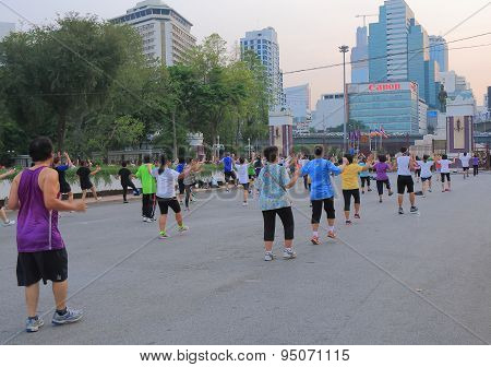 Lumphini Park city lifestyle Bangkok