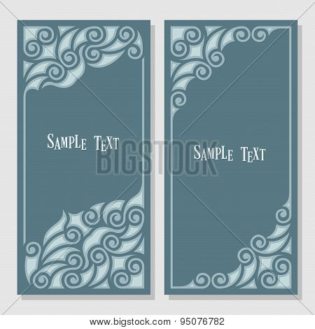 Decorative frame for text