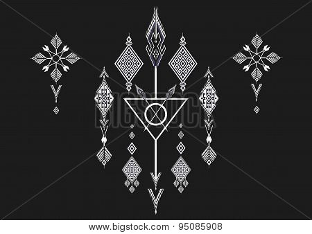 Geometric Ethnic pattern