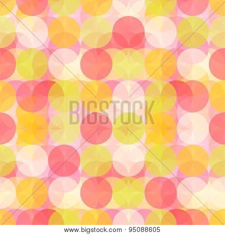 Colorful Circle Seamless Patter