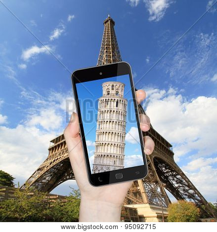 Eiffel Tower And Pise Tower