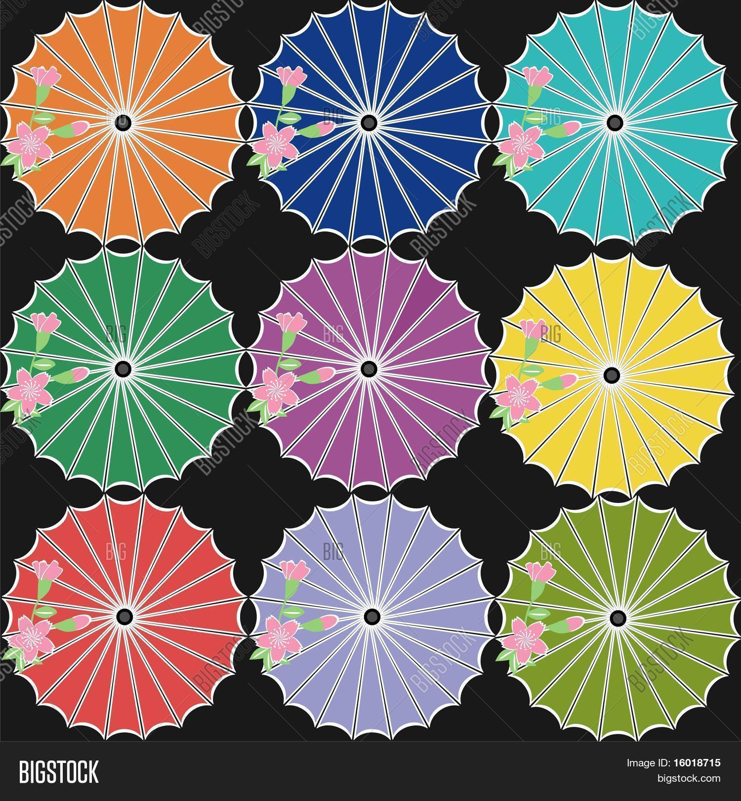 Japanese Umbrellas Vector & Photo (Free Trial) Bigstock