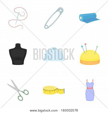 Atelie set icons in cartoon style. Big collection of atelie vector symbol stock