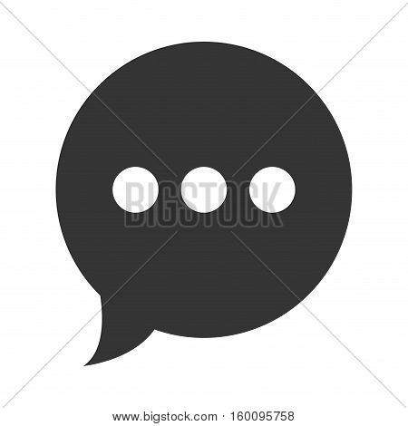 Chato speakbox isolated icon over white background, vector illustration.
