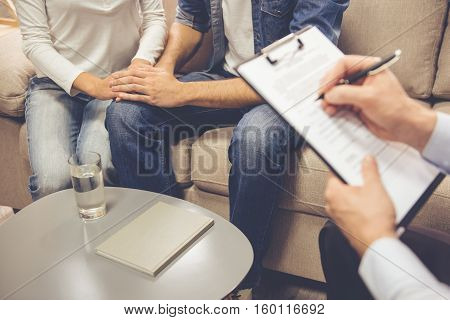 Couple At The Psychologist