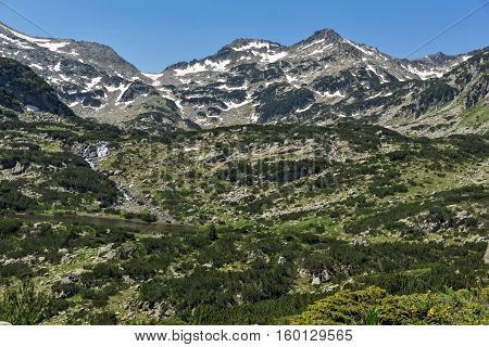 Landscape with Demirkapiyska pass in Pirin Mountain, Bulgaria
