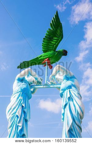 Giant Sculptures In The Parc De La Villette, Paris, France