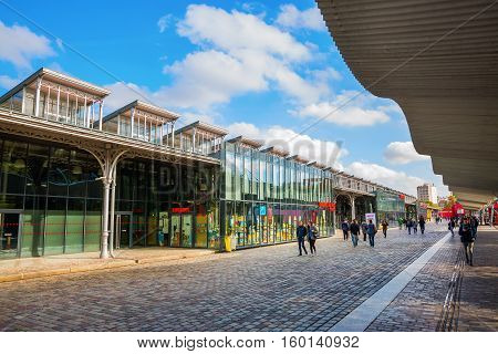 The Grande Halle De La Villette In Paris, France