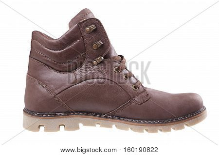Brown winter boots comfortable warm shoes for men