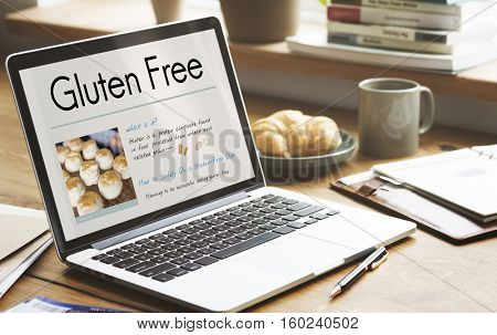 Glutein Free Celiac Disease Concept