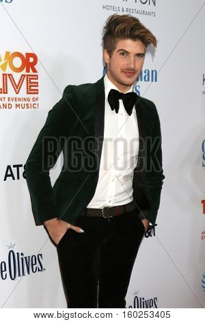 LOS ANGELES - DEC 4:  Joey Graceffa at the TrevorLIVE Los Angeles 2016 at Beverly Hilton Hotel on December 4, 2016 in Beverly Hills, CA