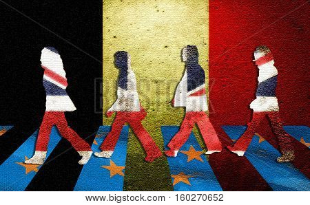 Brexit English linked walk away from Europe