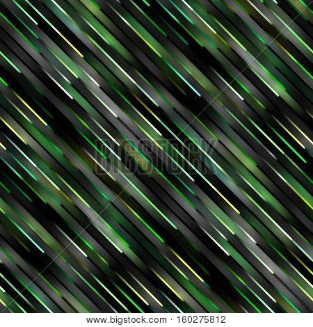 Gradient Neon Motion Lines. Abstract Geometric Background Design. Seamless Multicolor Pattern