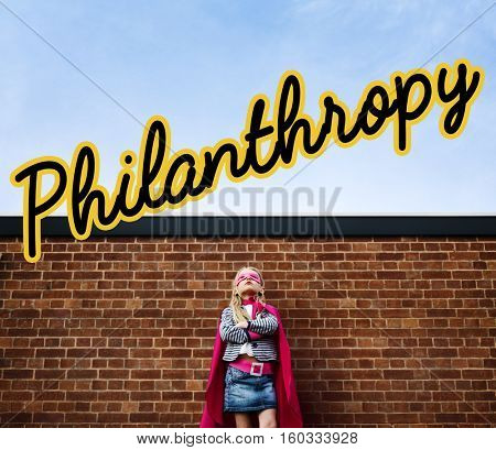 Charity Cursive Writing Word Concept