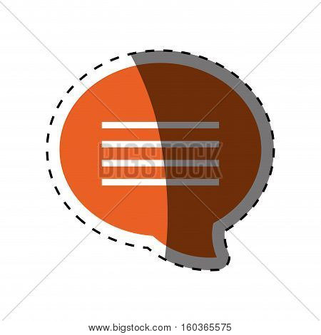 Chat bubble speakbox icon vector illustration graphic design
