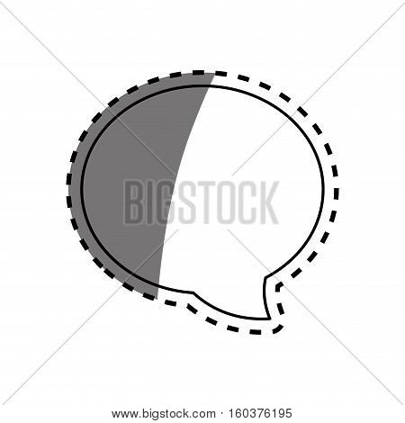 Chat bubble speakbox icon vector illustration graphic design