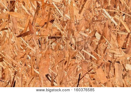 Close up of particleboard background texture surface pressed wooden
