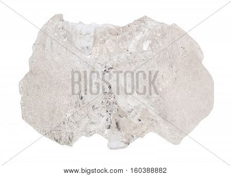 Danburite Stone Isolated On White