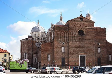 Basilica Of Santa Giustina In Padua City
