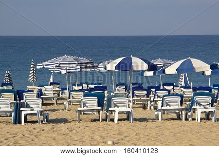 Alanya - the beach of Cleopatra / Alanya is one of most popular seaside resorts in Turkey
