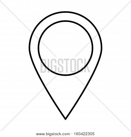 GPS map location icon vector illustration graphic design