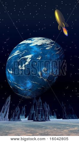 Retrò Sci Fi scena