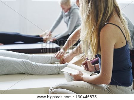 Health Wellness Massage Training Concept