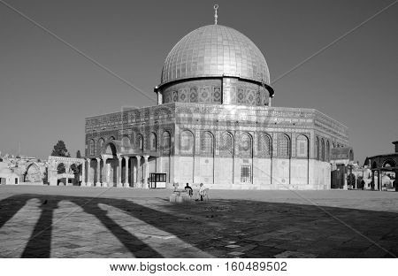 Temple Mount known as the the Noble Sanctuary of Jerusalem located in the Old City of Jerusalem, is one of the most important religious sites in the world.
