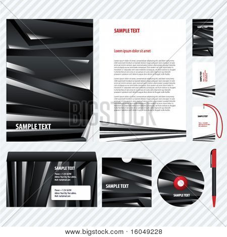 İş sanat için şablon. Vektör