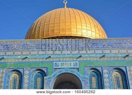 Temple Mount known as the the Noble Sanctuary of Jerusalem located in the Old City of Jerusalem, is one of the most important religious sites in the world.