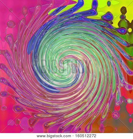 Abstract background of the pastels gradient with visual poolar coordinates,wave,poolar coordinates and twirl effects,good for your project design