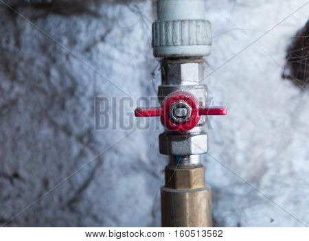 Hydraulic Pipes An Valves In Basement