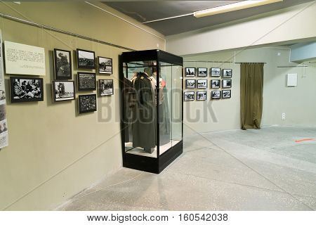 Volgograd, Russia - November 02, 2016. Museum of Memory -Place captivity fascist Marshal Paulus in a World War II