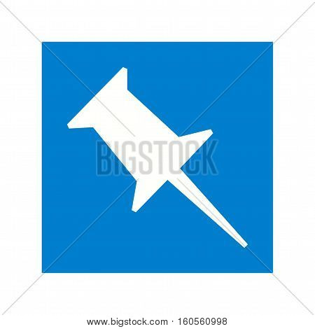 Pinboard, design, media icon vector image. Can also be used for social media logos. Suitable for mobile apps, web apps and print media.