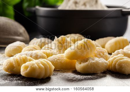 Uncooked Homemade Gnocchi