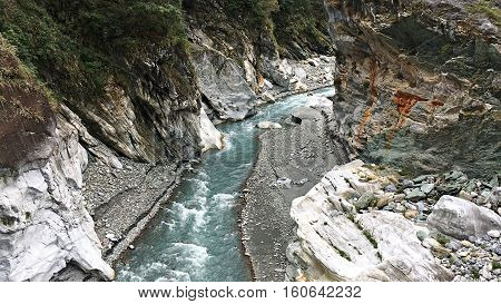 River in taroko National Park. Hualien. Taiwan