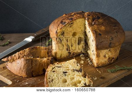 Homemade Chocolate And Fig Pannetone