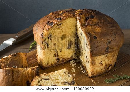 Homemade Chocolate And Fig Pannetone