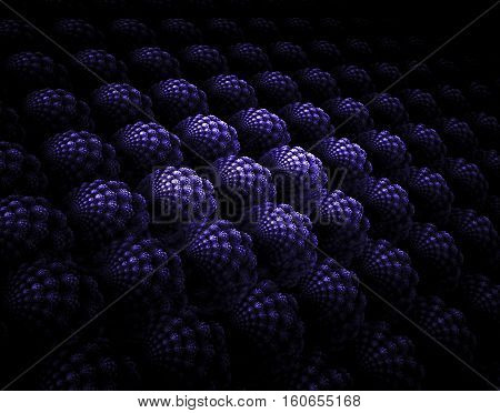 Abstract fractal image texture on the dark background