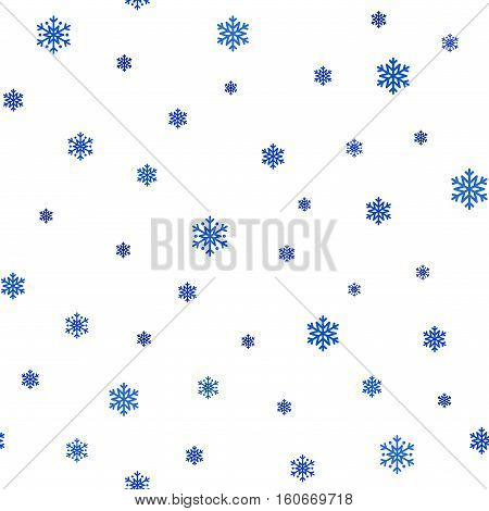 Snowflakes Seamless Pattern