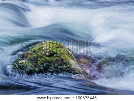 bach with running, clear water