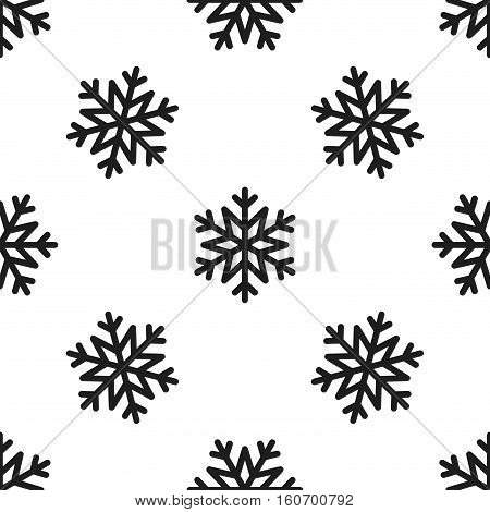 Snowflakes Seamless Pattern