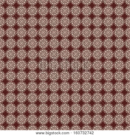 Floral seamless mehendi pattern ornament. illustration mehendi pattern in asian textile style india tribal ornate. Ethnic ornamental lace vintage mehendi pattern mandala abstract textile